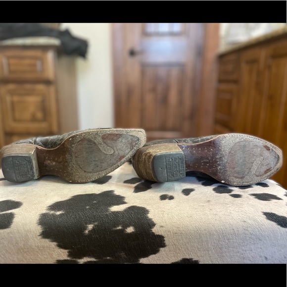 COPY - Women's Vintage Lizard-Inlay Western Snip-Toe Boots - Picture 7 of 10